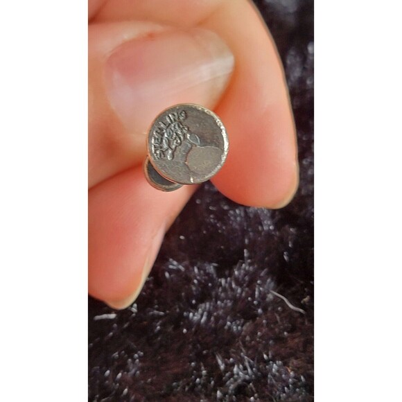 vintage silver charm balfour stamped sterling retro phone school attendance - Picture 3 of 5